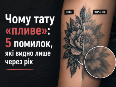 Чому тату «пливе»: 5 помилок, які видно лише через рік