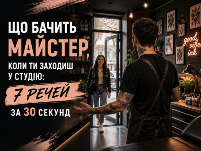 Що бачить майстер, коли ти заходиш у студію: 7 речей за 30 секунд
